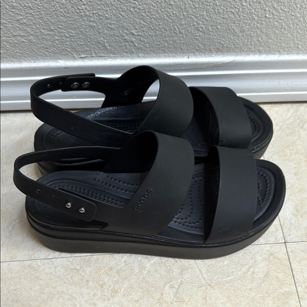 Crocs Stylish Black Sandals